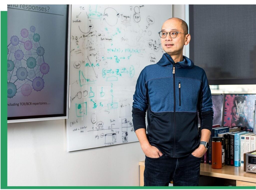 John Tsang in his office